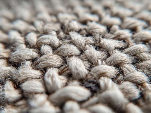 CloseUp Texture of Woven Fabric