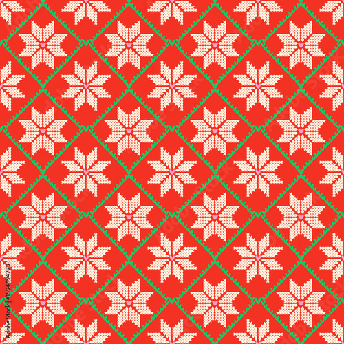 Wallpaper Mural A festive and cozy knitwear design, ideal for winter or holiday themes Torontodigital.ca