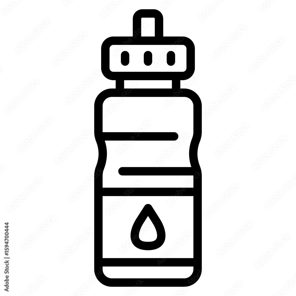 Obraz premium Water Bottle Icon 