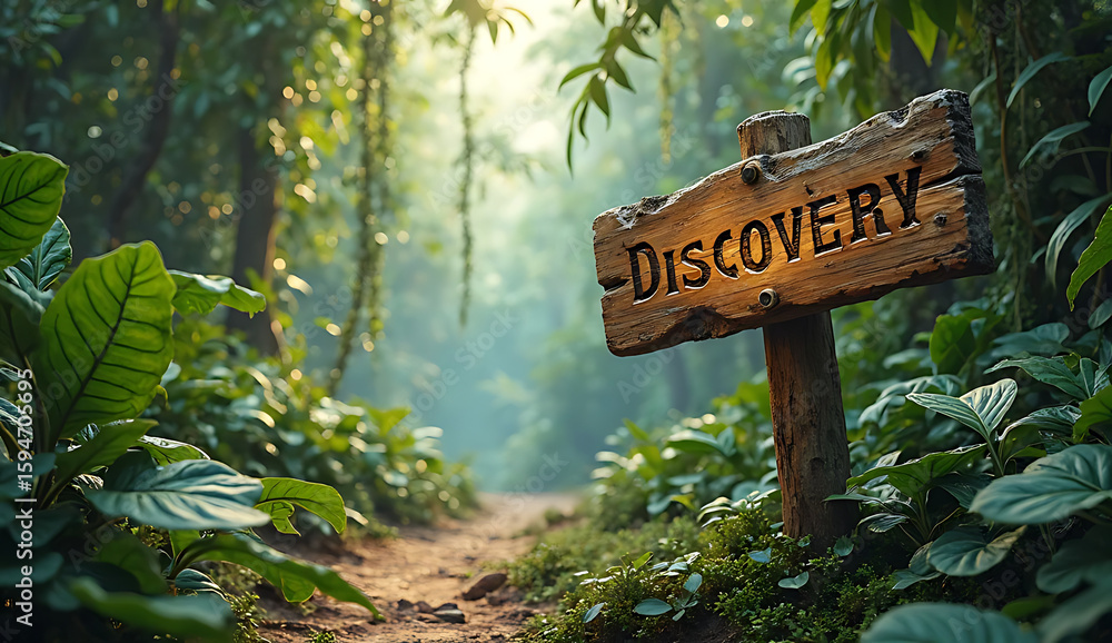 Fototapeta premium forest trail with a 