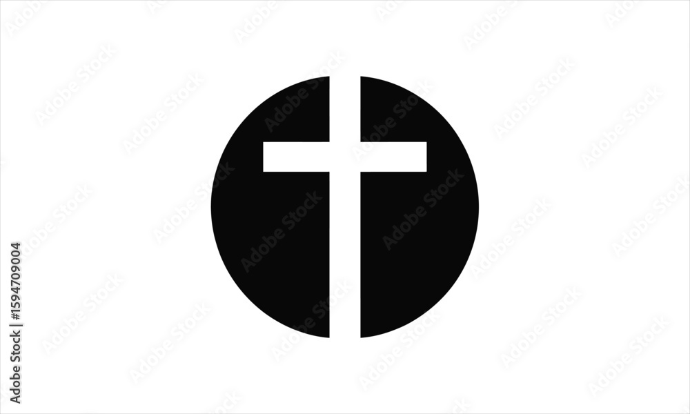 Obraz premium Abstract geometric shape silhouette design