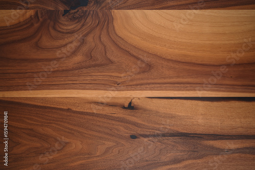 Texture of black walnut wood with some sapwood
