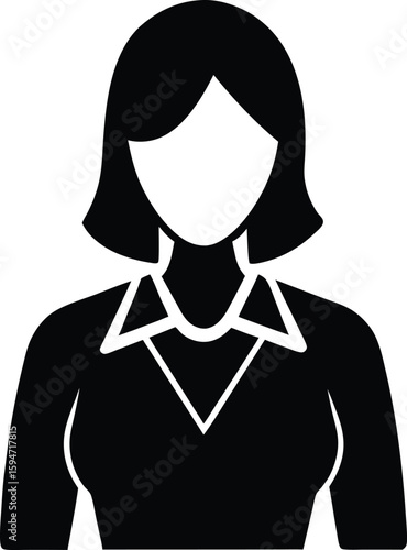 Teacher Woman silhouette vector art illustration