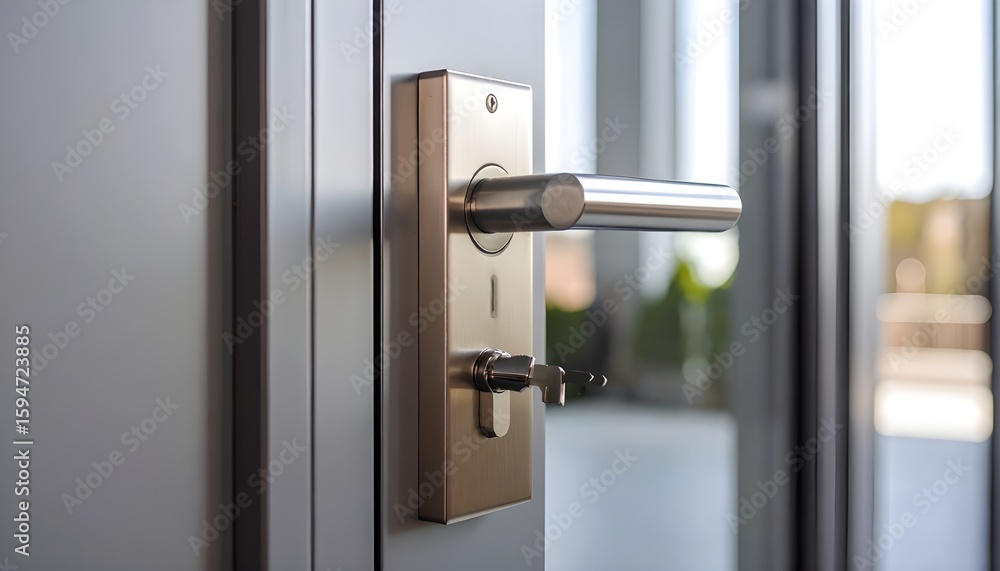 closeup door lock. closeup door lock.