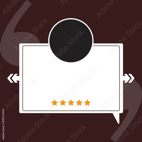 Bold Testimonial Social Media Post Template for Brand Credibility