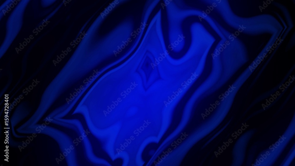 Obraz premium Abstract Blue and Black Swirls with Fluid Texture and Diagonal Composition