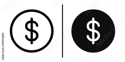 Dollars and Cents: A graphic representation featuring dollar symbols, rendered in both positive and negative contrast, providing a visual metaphor for currency and finance.