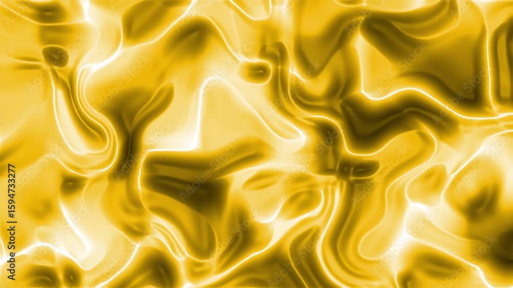 Flujo Dorado Abstracto