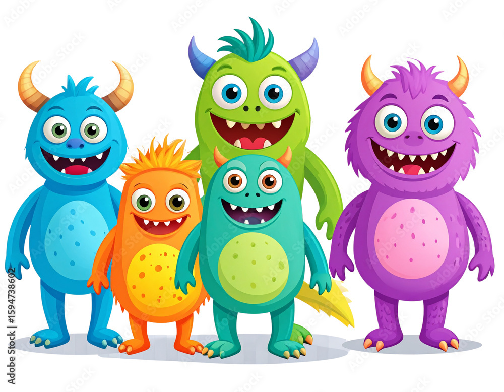 Cute Monsters Set for Kids Cute Monsters Set for Kids