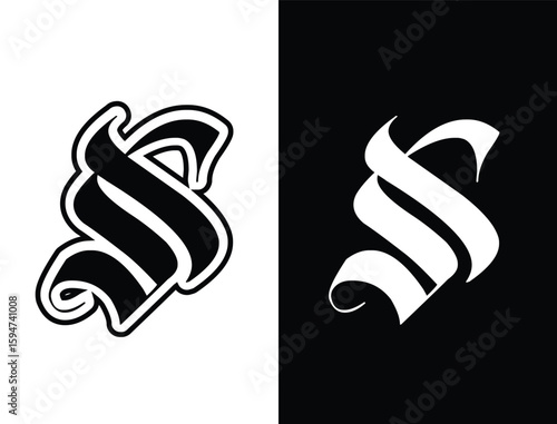 S logo design, S logo design vector, Creative S logo ideas, Diffrent S logo ideas, Y2k S letter logo, old english S logo, S letter emblem, 