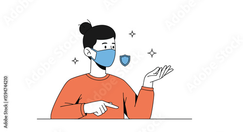 Protecting yourself and others from airborne illnesses with face coverings and hygiene practices