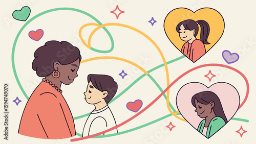 Self-care rituals in flat vector style, creative mood - vector illustration