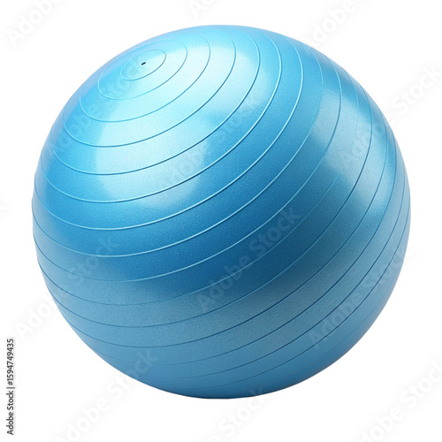 Sky Blue Exercise Ball for Gentle Movement and Fitness Flow