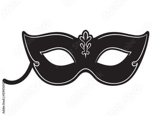 MARDI GRAS MASK SILHOUETTE