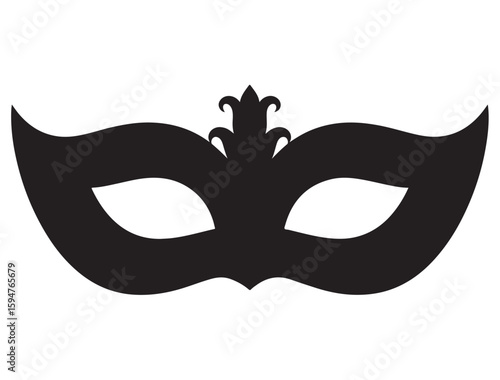 MARDI GRAS MASK SILHOUETTE