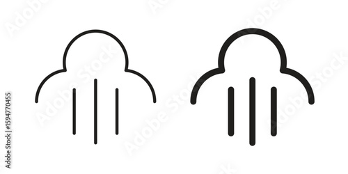 Steam icon vector, solid illustration, pictogram isolated color editable