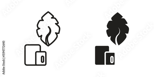 Mint gum icon vector, solid illustration, pictogram isolated color editable