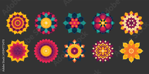 diwali festival, Minimalist rangoli design
