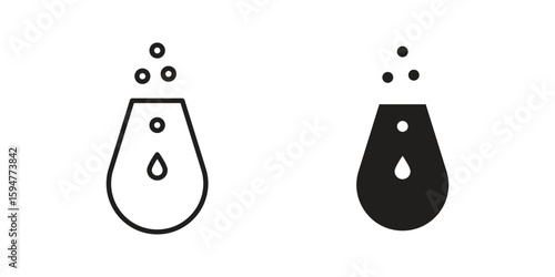 Humidifier icon vector, solid illustration, pictogram isolated color editable