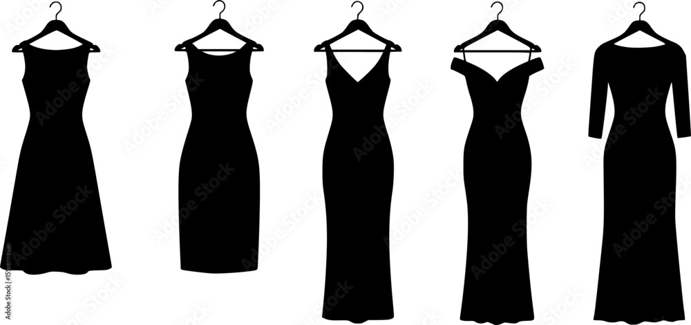dress on a hanger. vector silhouette
dress on a hanger. vector silhouette