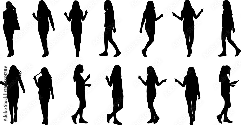 vector art of woman, flat art, vector silhouette
vector art of woman, flat art, vector silhouette