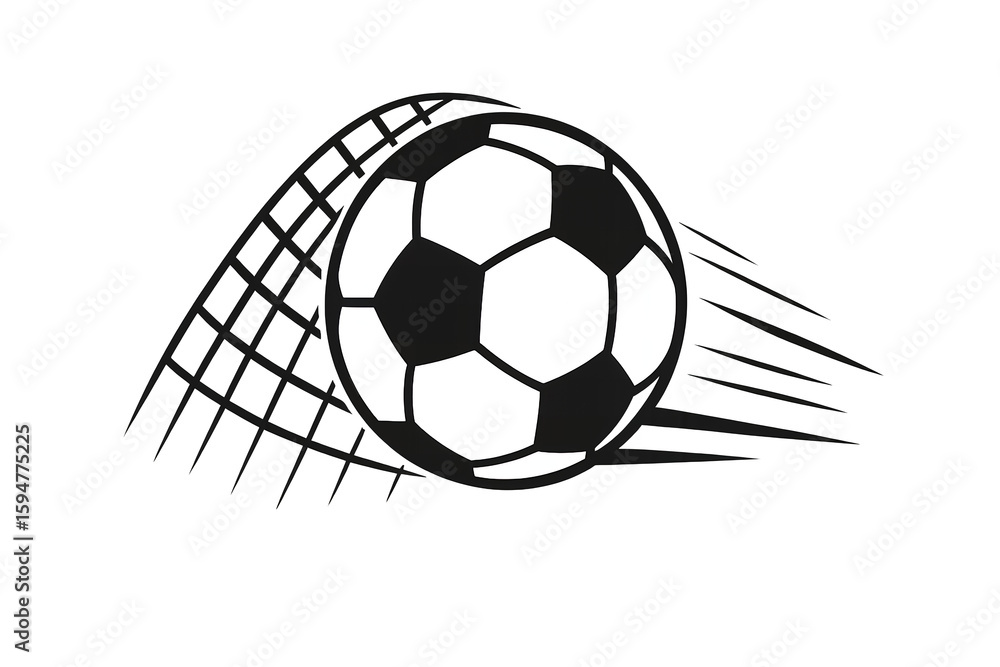 Obraz premium soccer ball vector illustration