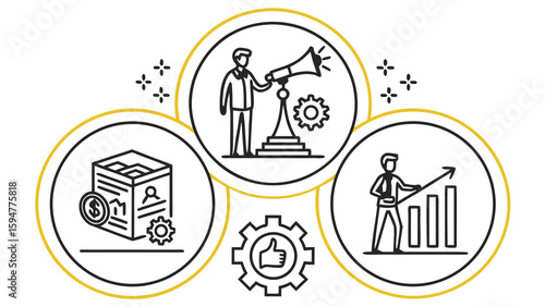 Vector illustration set of an ancient Greek goddess icon, a classical art drawing symbol