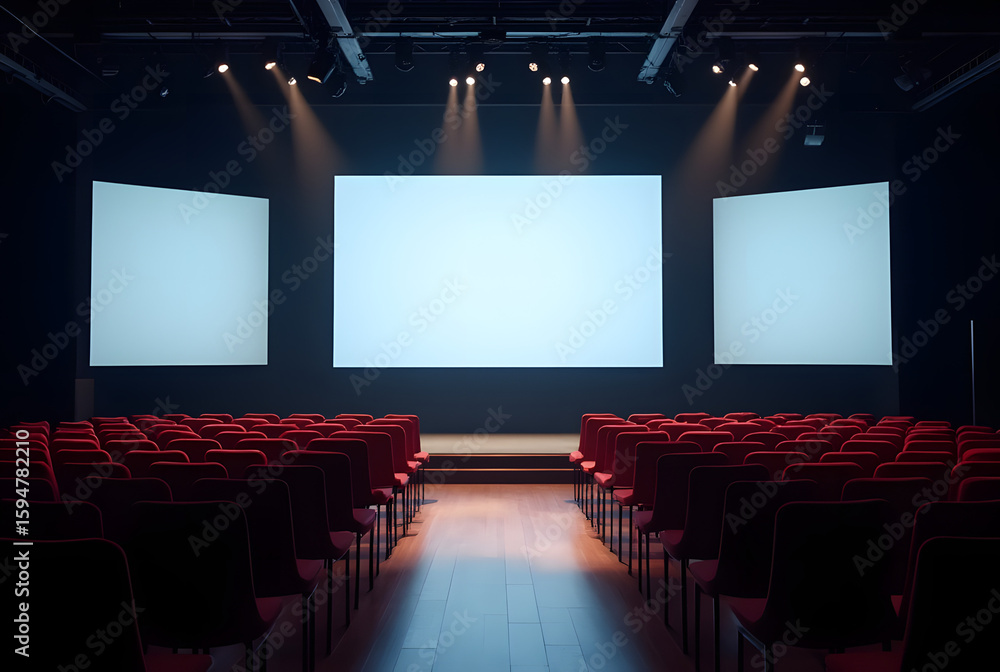 Obraz premium Business Presentation Stage Design