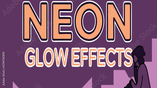 Wallpaper Mural Colourful 3D text and vector illustrations with neon signs for a happy new year party sale Torontodigital.ca