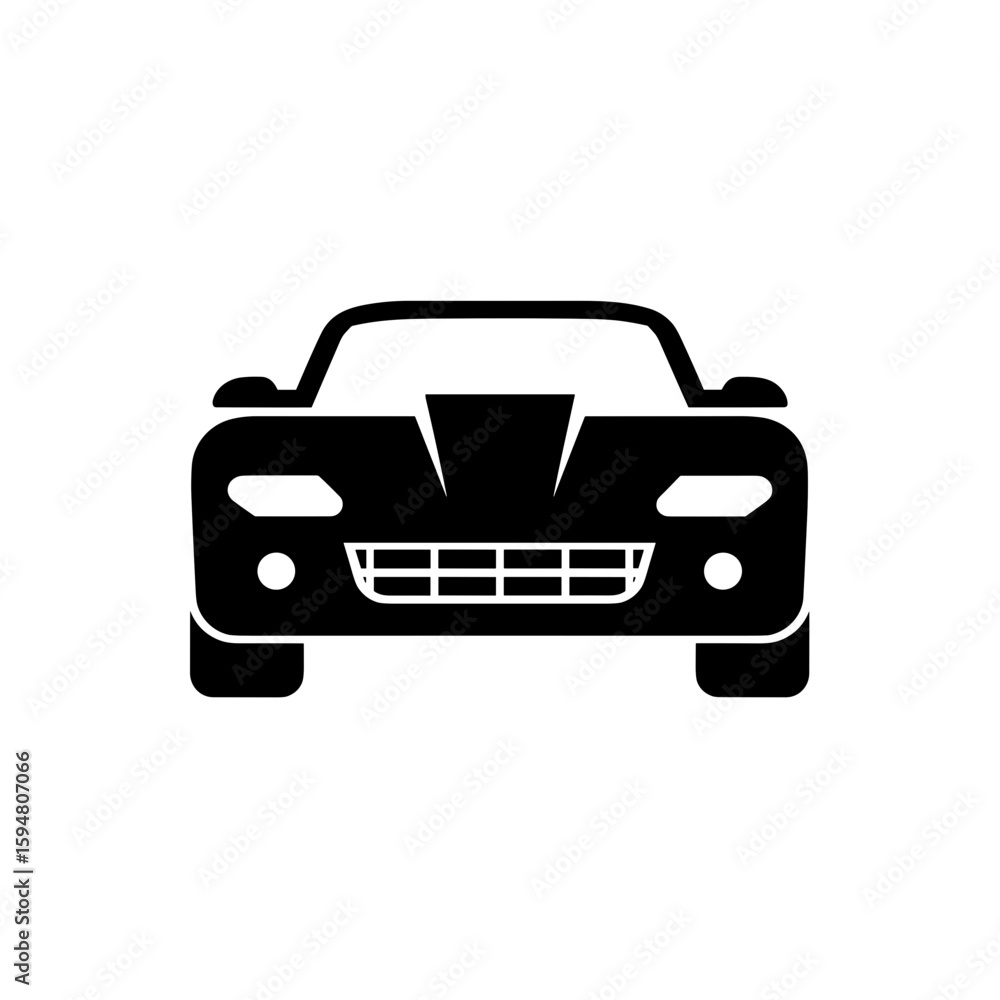 Sport Car Clipart, Icon, Logo Sport Car Clipart, Icon, Logo