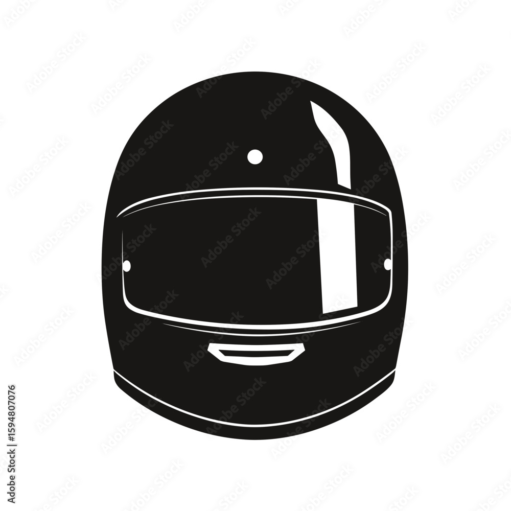 Fototapeta premium Moto Helmet Clipart, Logo, Icon