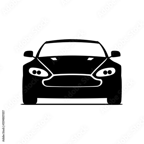 Sport Car Clipart, Icon, Logo