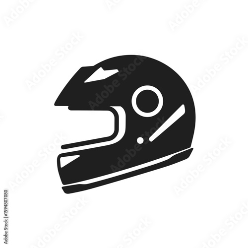 Moto Helmet Clipart, Logo, Icon