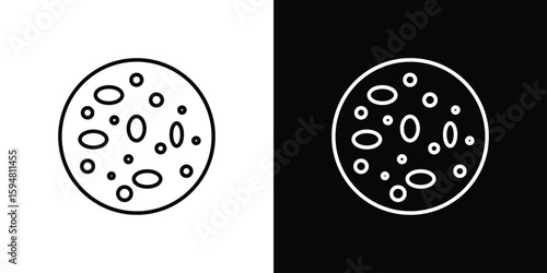 Leukemia icon linear icon. Line with editable stroke