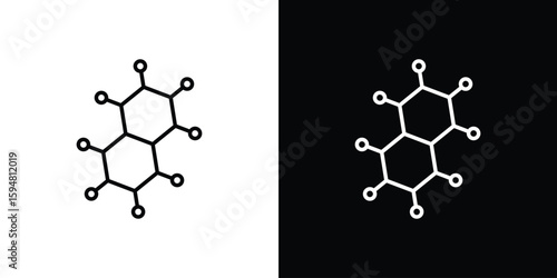 Hormones icon linear icon. Line with editable stroke