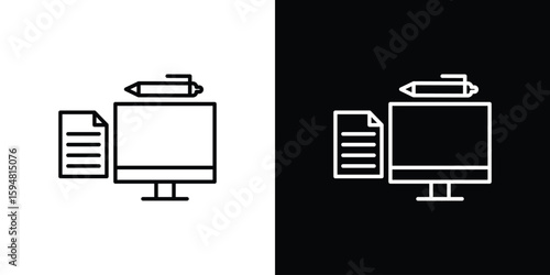 Blended learning icon