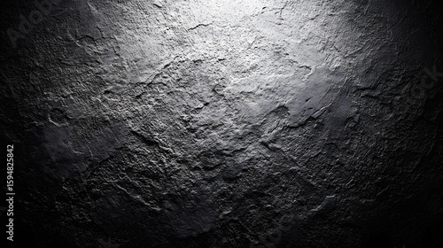 Dark grey textured concrete wall background