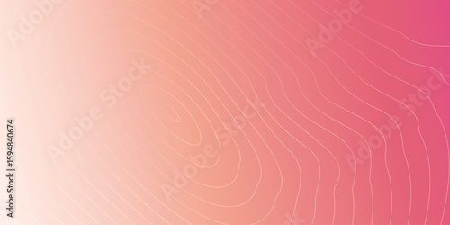 Modern abstract gradient wavy ripple step stripe light peach pink vibrant wallpaper banner background digital art