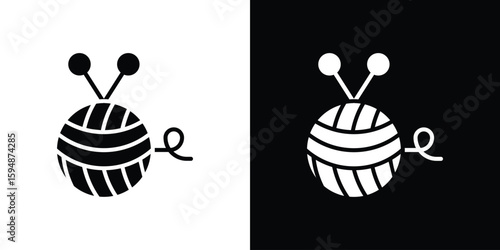 Wool ball icon