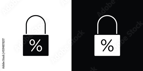 Fixed rate mortgage icon