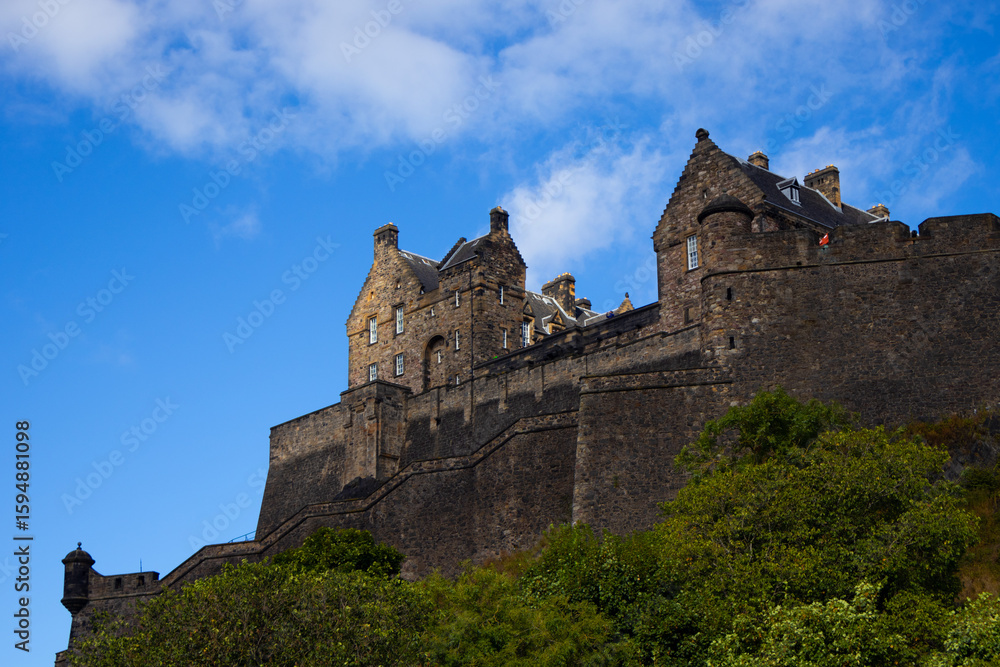 Obraz premium edinburgh castle scotland uk