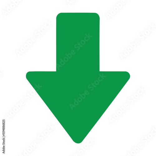 Simple arrow icon design isolated on white background