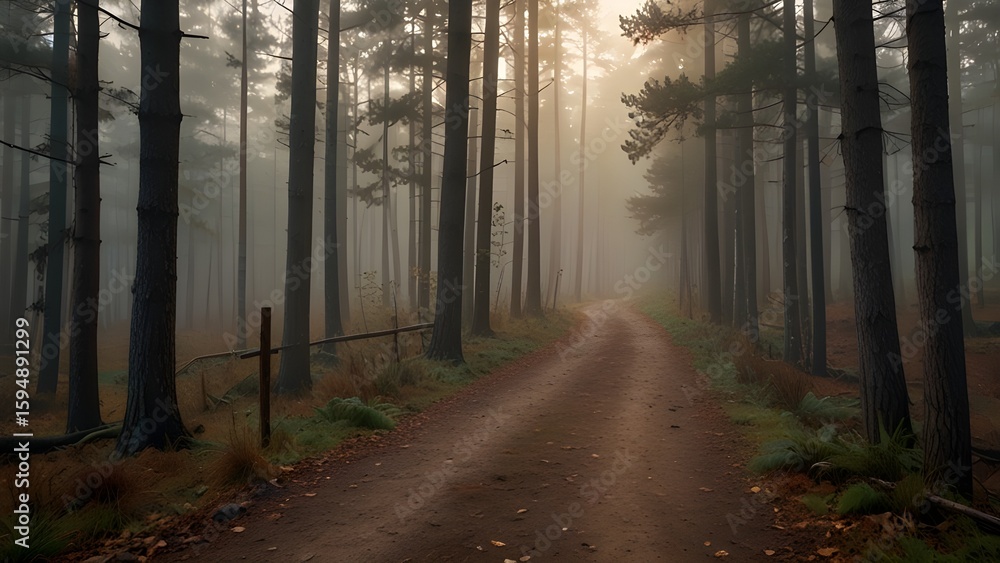 Fototapeta premium morning in the forest