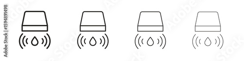Water sensor icon symbols collection. Vector EPS 10