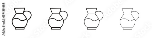 Vinegar icon symbols collection. Vector EPS 10