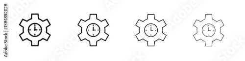 Trendy icon symbols collection. Vector EPS 10