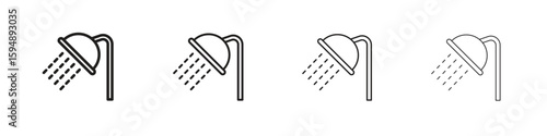 Shower Head icon symbols collection. Vector EPS 10