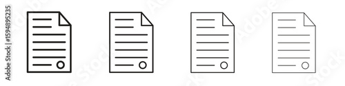 License icon symbols collection. Vector EPS 10