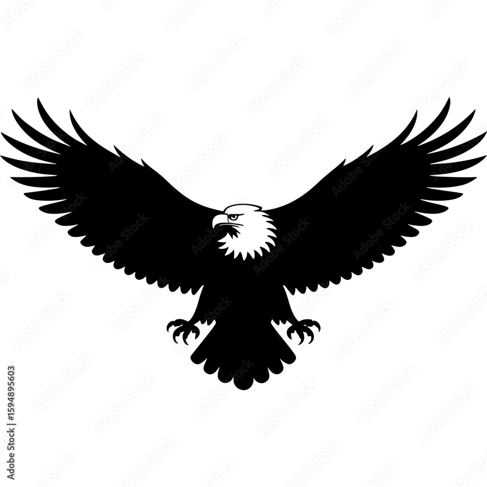 Obraz premium Abstract geometric silhouette design isolated on white background