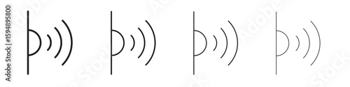 Infrared icon symbols collection. Vector EPS 10